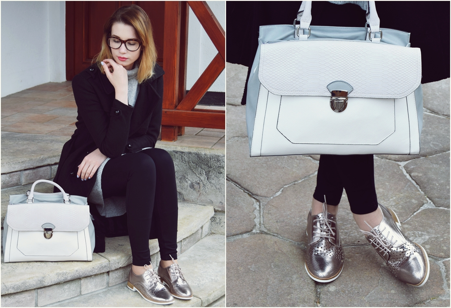 Spring_fashion_silver_shoes_deichmann_zalabell_grey_black_ootd_2