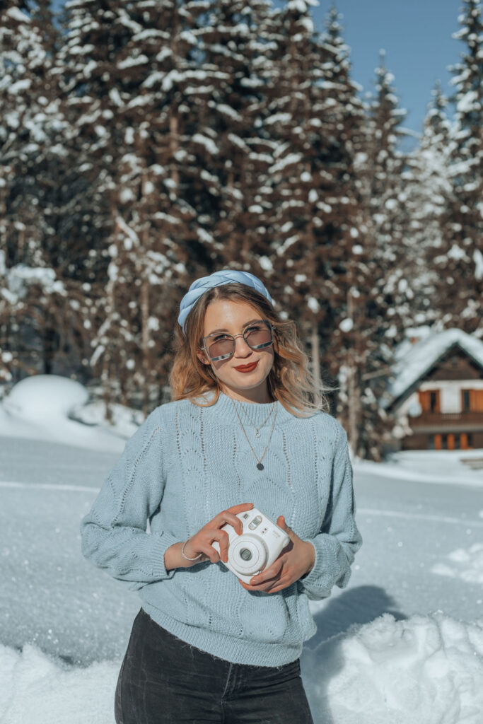 snow, portrait, photography