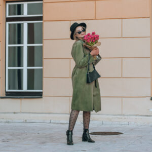 valentines day, tulips, teddy, coat-green, zara